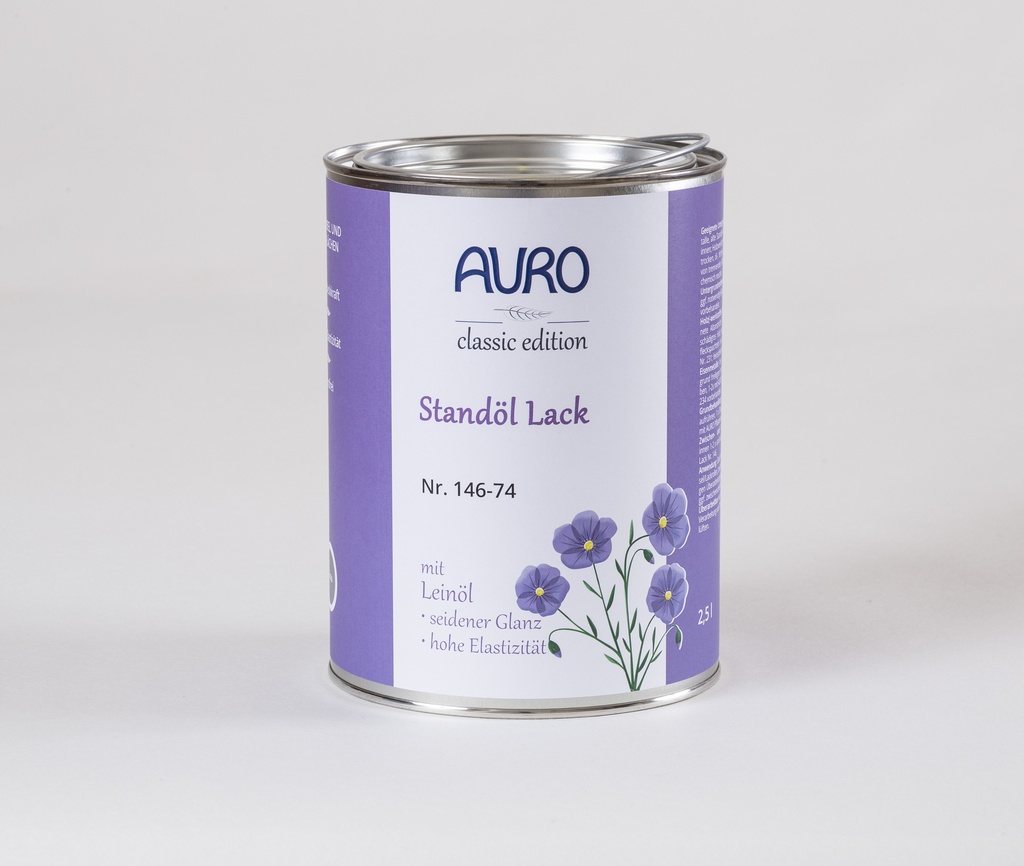 Auro Standöl-Lack Grau 2,5l