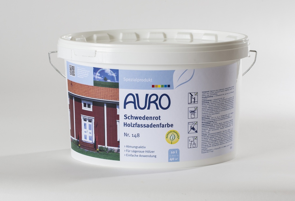 Auro Schwedenrot Holzfassadenfarbe 10l