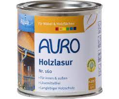 Auro Holzlasur, Aqua, Ocker-Gelb 0,375l