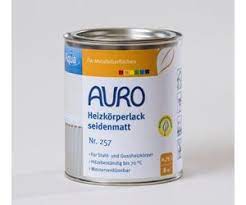 Auro Heizkörperlack, seidenmatt wei 0,75l