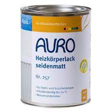 Auro Heizkörperlack, seidenmatt wei 2,5l