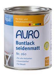 Auro Buntlack, seidenmatt, Weißlack, Aqua 2,5l