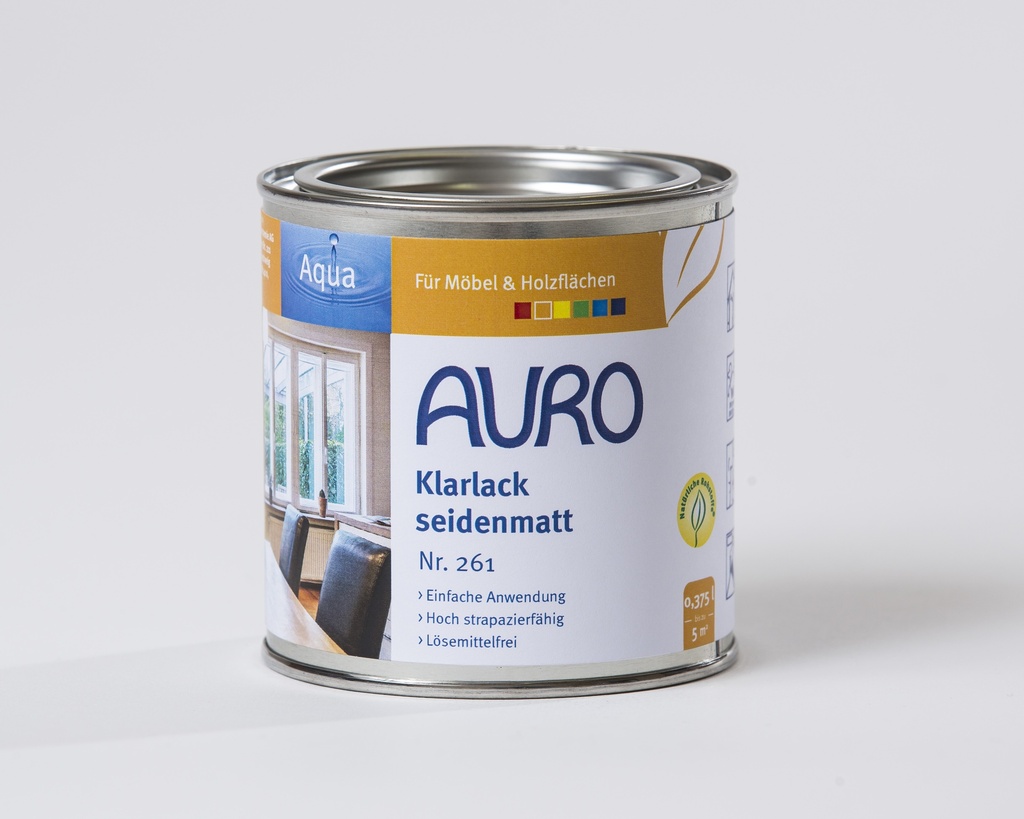 Auro Klarlack, seidenmatt 0,375l