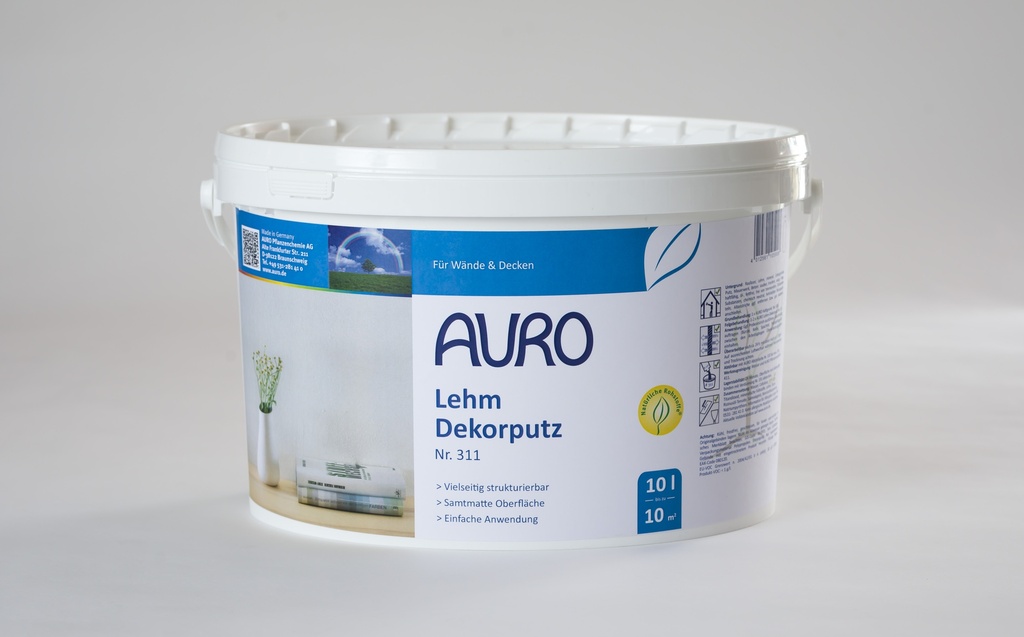 Auro Lehm-Dekorputz 10l