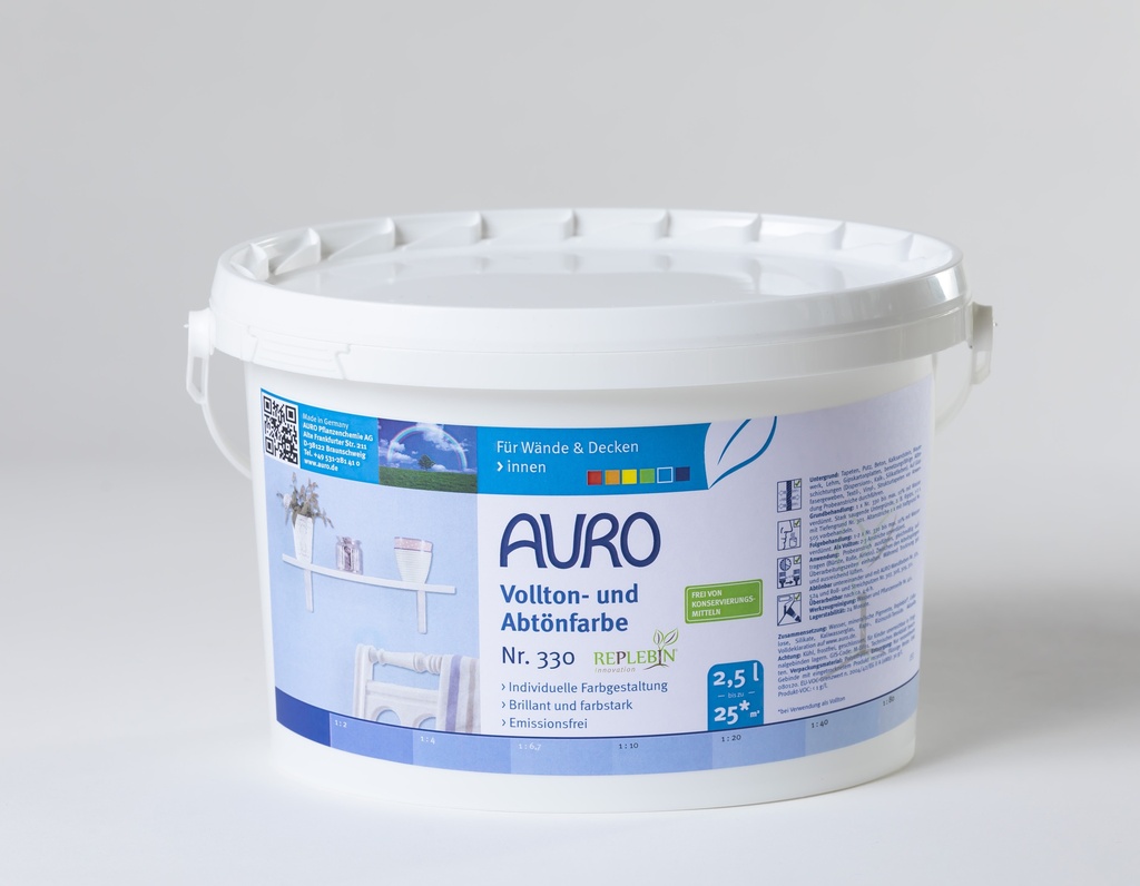 Auro Vollton- und Abtönfarbe Ultramarin-Blau 2,5l