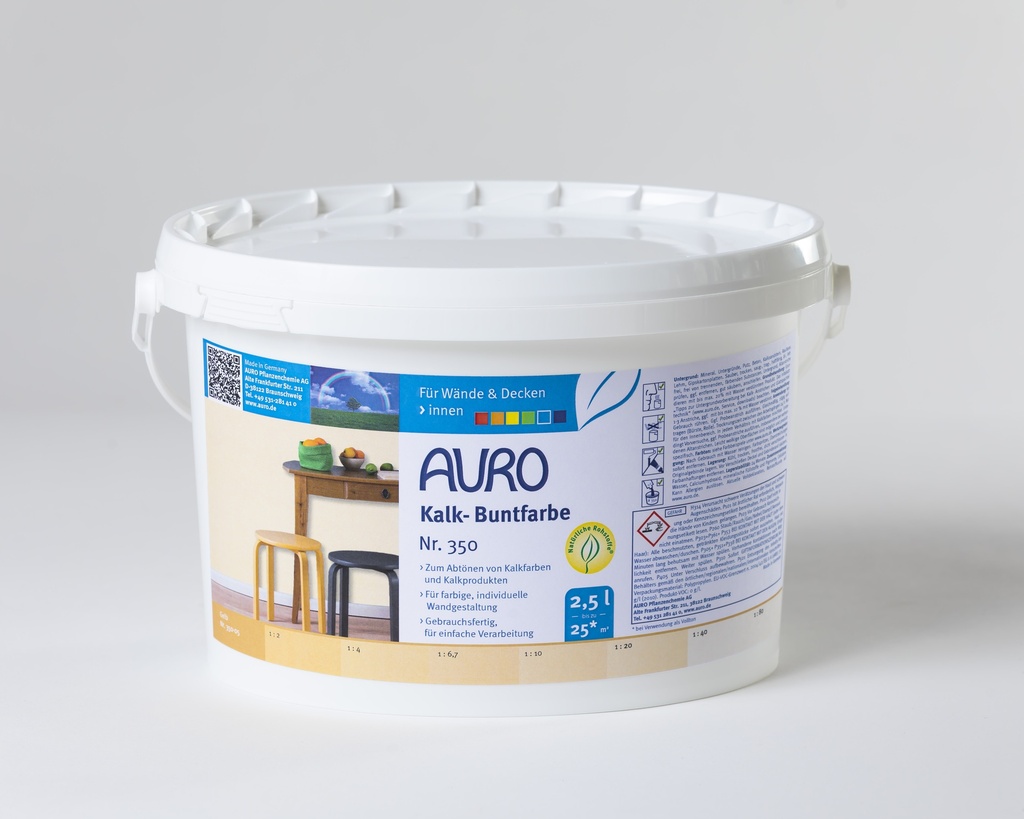 Auro Kalk-Buntfarbe Gelb 2,5l