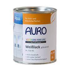 Auro CFL Weißlack, glänzend 0,375l