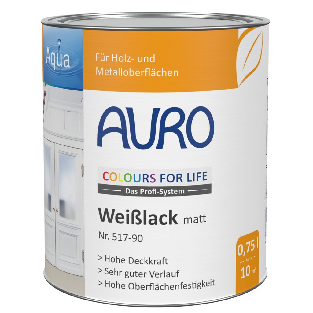 Auro CFL Weißlack 517-90 matt 0,75l