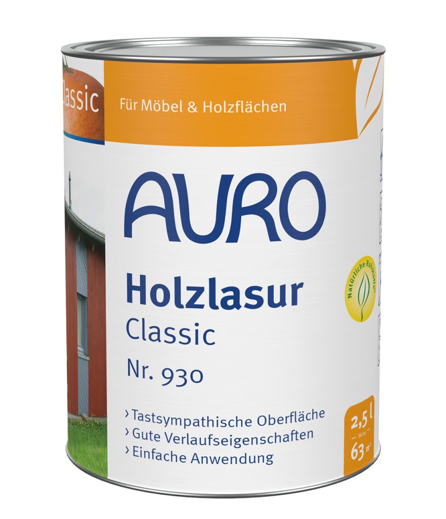 Auro Holzlasur 930-00, Classic, Farblos 2,5l