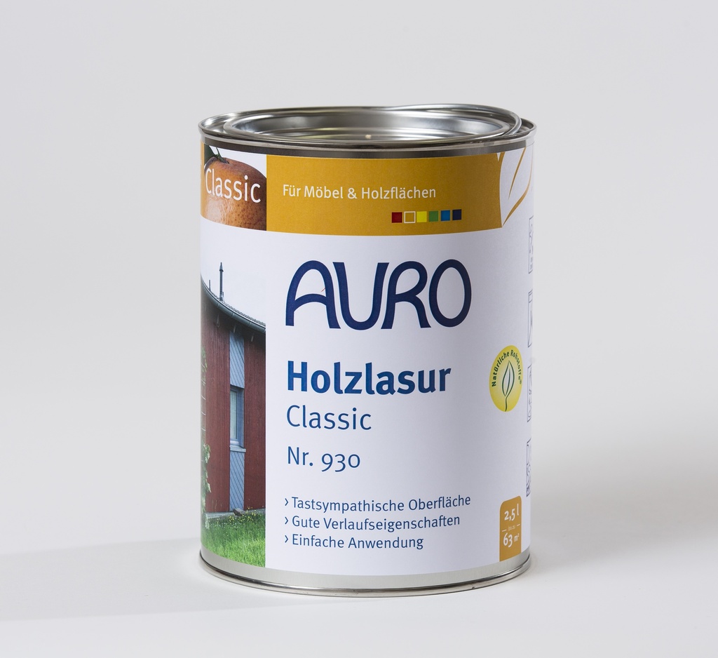 Auro Holzlasur, Classic, Mittelbraun 2,5l