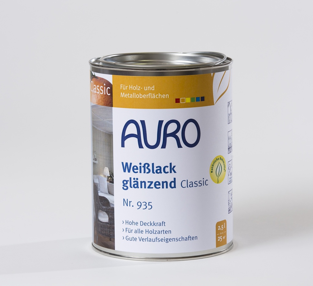 Auro Weißlack, glänzend, Classic 2,5l
