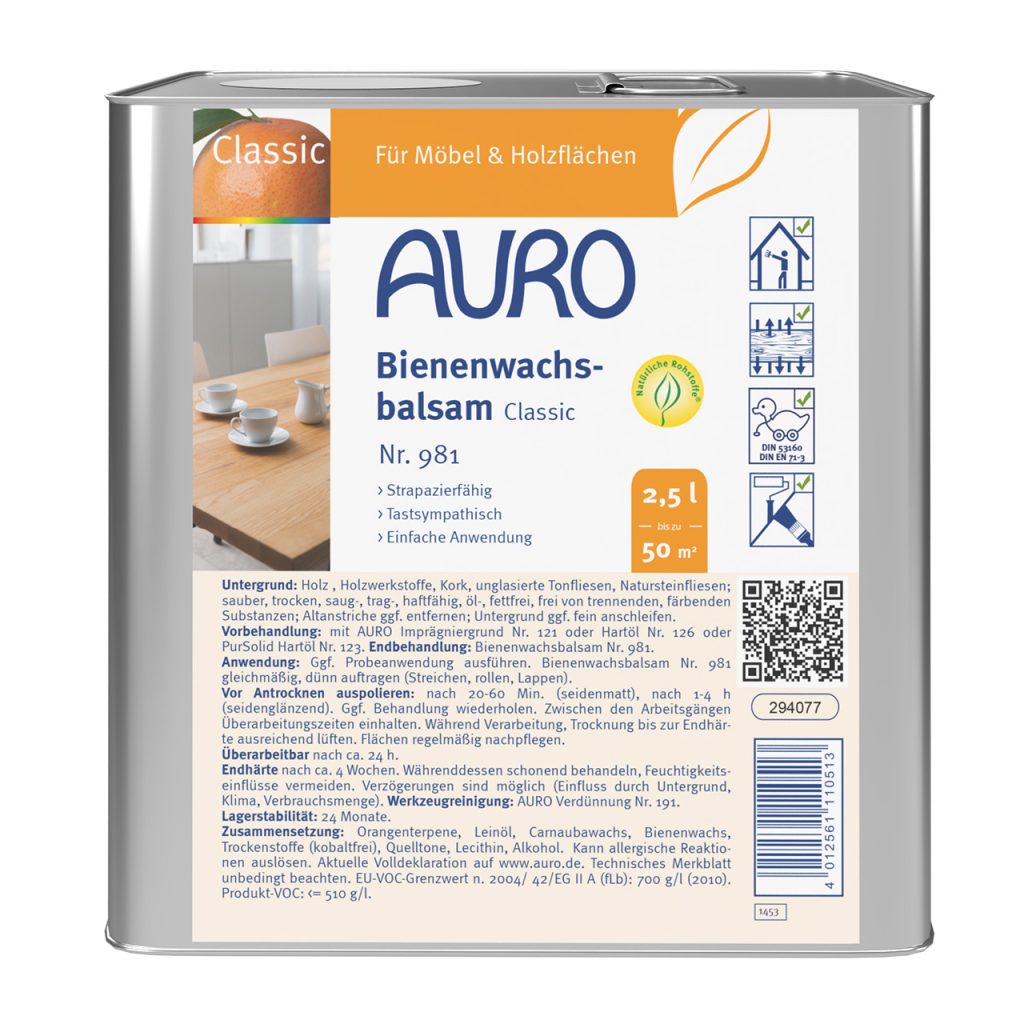 Auro Bienenwachsbalsam 2,5l