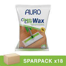 Auro Clean & Care Wax - Feuchte Holzbodentücher 1 Folienbeutel mit 10 Tüchern (Verkauf nur in VE = 18 Fol