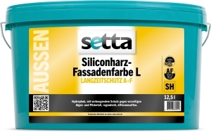 Setta Siliconharz Fassadenfarbe L A+F weiss 5l