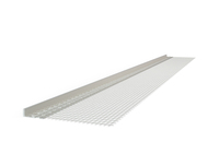 PVC Putzabschlussprofil mit GEWEBE 9MM 2,60 m