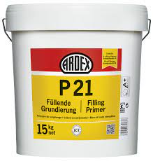 ARDEX P 21 Füllende Grundierung 15 kg im Anmischeimer mit: 2 x 5 kgKomponente A (Pulver) im Papierbeutel 1 x 5 kg Komponente B (Dispersion) im ARDEX REDUXPack