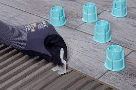 ARDEX Nivelliersystem Starterset 80 Drehknöpfe , 200 St. Gewindelaschen 2mm (VE= 1 Eimer)