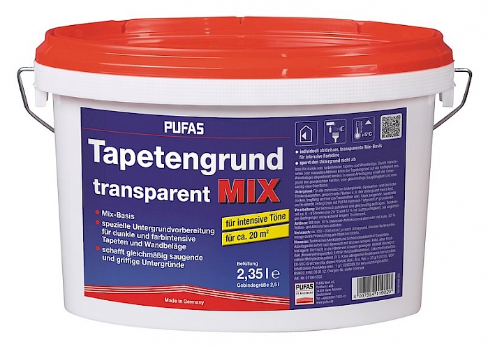 Pufas Tapetengrund weiß TW8 10 l
