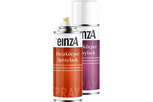 einzA Heizkörperlack Spray seidenglänzend 0,4l
