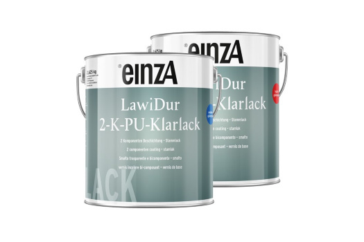 einzA Lawidur 2-K-PU-Klarlack farblos seidenglänzend. Stammlack 0,875kg
