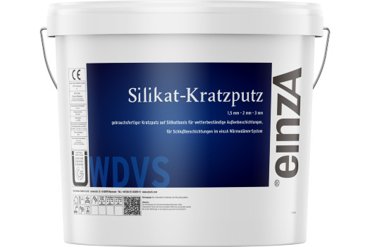 einzA Silikat Kratzputz 3 mm 25kg