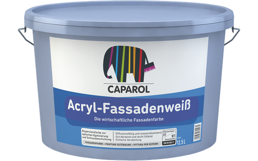 [CAP26805] Caparol Acryl-Fassadenweiß 12,5 Ltr.