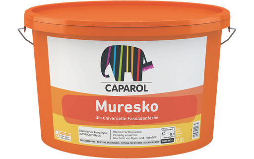 [CAP981313] Muresko Fassadenfarbe weiß  12,5 Ltr.