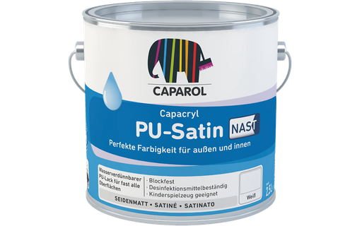 [CAP879955] Capacryl PUSatin weiß 2,5 Ltr. NAST-Qualität