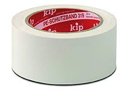 [KIP319-55] 319 Kip PE-Schutzband – glatt, weiß 50mm33m