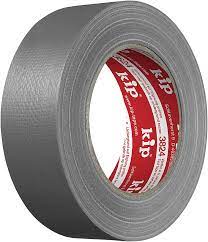 [KIP3824-50] 3824 Kip Steinband – silber 50mm50m
