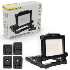 [THEA100633] THE AKKU LED Leuchte 20W Adapter f. Makita, Festool, Dewalt Bosch und Milwaukee incl.