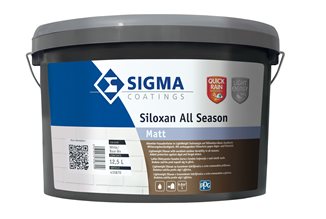[PPG150066] Sigma Siloxan All Season 12,5l weiss Siliconharz Fassadenfarbe
