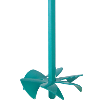 [COL40108-000] Collomix Rührer LX 120 HF türkis, für flüssige und verlaufende Materialien, wie Farben, flüssige Beschichtungen, EP-Mischungen, Flüssigkunststoffe, Mischwirkung von oben nach unte