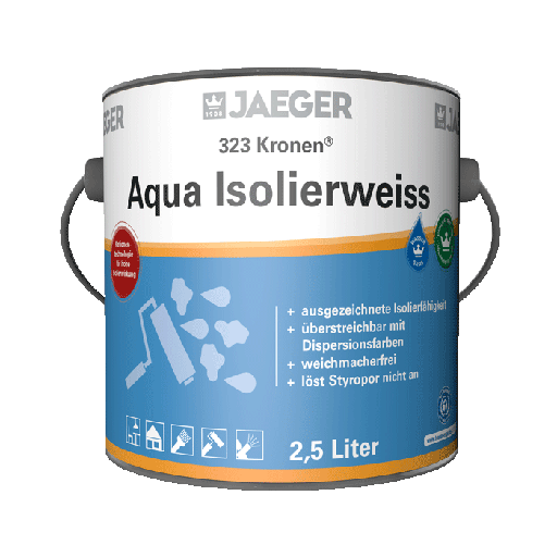 [JAE3239010-071] Jaeger 323 Kronen® Aqua Isolierweiss 0,75l