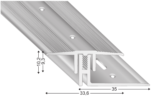 [KUESTS33ASD] STS Übergangsprofil Set sand 2,70m 15-22mm STS33A SD
