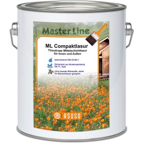 [ASU60000.00S01.000750] Asuso Compaktlasur Edelweiß 0,75l Innen- und Außen