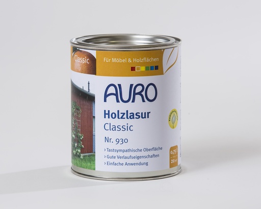 [SWAN96378] Auro Naturharzöl-Lasur CLASSIC 750 ml930-21 Ultramarin-Blau
