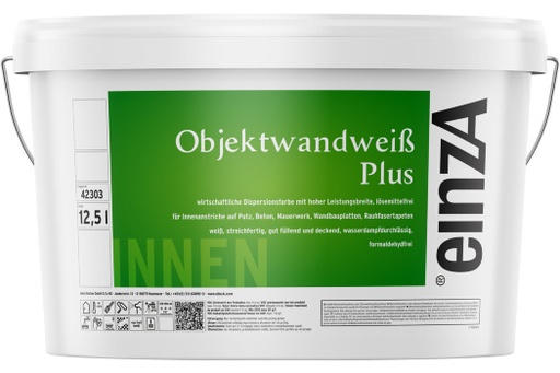 [SWAN25615] einzA Objektwandweiß-Plus 12,5 l Innenfarbe