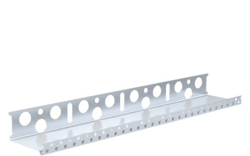 [CAP880119] Capatect-Sockelschiene Alu blank 6689/22 für 220 mm Plattendicke, Länge 2 m, Bund = 10 Stück .