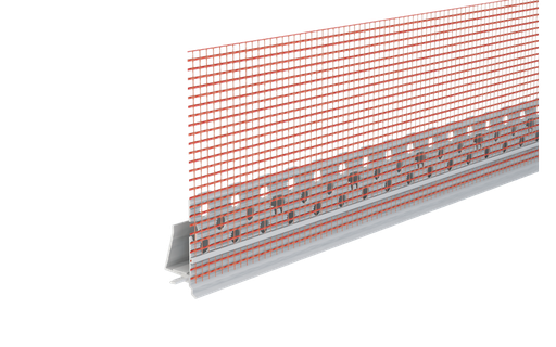 [CAP908617] Capatect Abschlussaufsteckprofil 664/00 mit Gewebe 12,5 mm 664/00  2,5 m