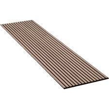 [BYVENO9001110011] byVeno  Akustikpaneele  EICHE natur (FSC) schwarzer Filz , schwarzer MDF 2400x600x20mm Stück=1,44m²