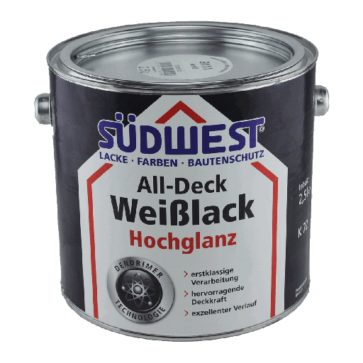 [SW30032-002] All-Deck Weißlack Hochglanz 0,75 L