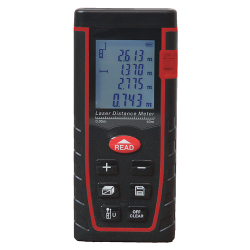 [THEA100401] THE Lasermesser PT40 Reichweite 40m + Fläche/Volumen