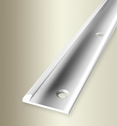[SCH04-357S] Küberit 357 SBS Abschlussprofil 18/3  3mm alu-silber 2,7m