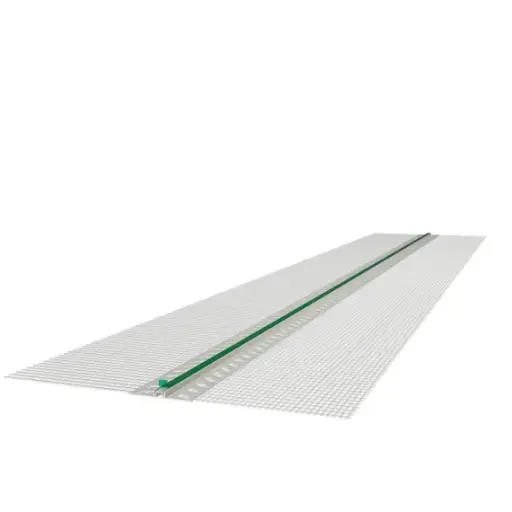 Dehnfugenprofil bis 6mm Putzdicke mit beidseitigem Gewebe 2m Bewegungsfugenprofil  BK1041