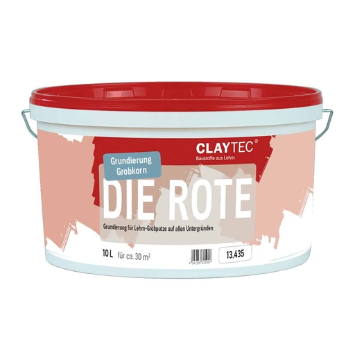 [CLA13438] Claytec Grundierung Die Rote 5 l