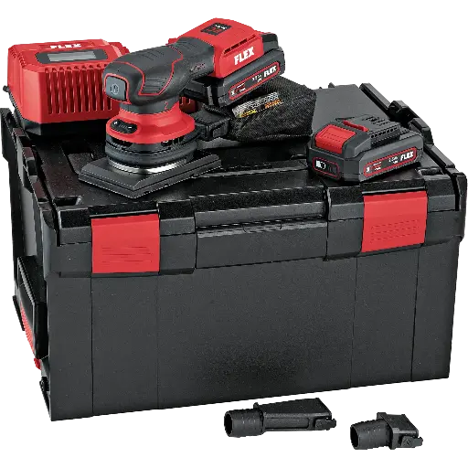 [FLX534499] FLEX 18V Akku-Schwingschleifer mit Drehzahlregelung OSE 2-80 18-EC/2.5 Set + Schleifpapier 