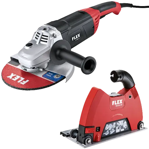 [FLX534511] FLEX 2200 Watt Winkelschleifer L 2200 230 + Absaughaube DCG AG 230