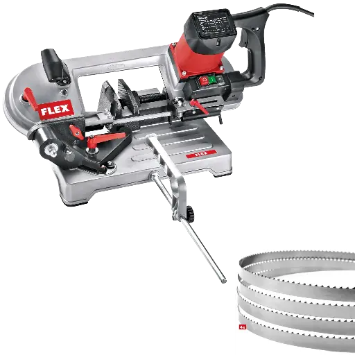 [FLX406236] FLEX 850 Watt Metall-Bandsäge mit schwenkbarem Sägerahmen SBG 4910
