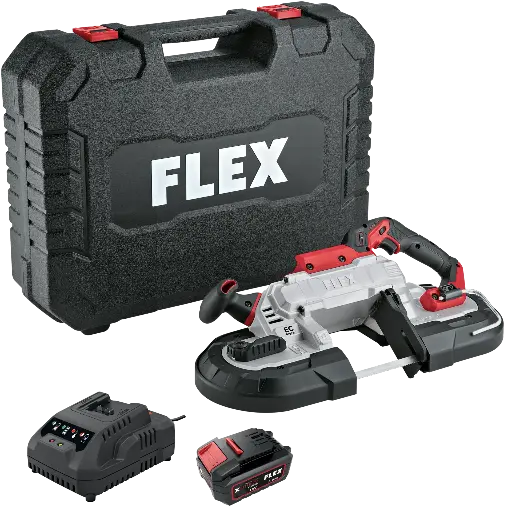 [FLX534517] FLEX Akku-Bandsäge SBE 127 18-EC + Arbeitstisch WB SBE 127